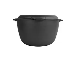 Казан чавунний азійський Brizoll з кришкою-сковородою 10 л (KT10-2) - мініатюра 5