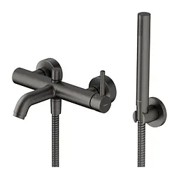 Змішувач для ванни Omnires Y graphite (Y1231GR) графітовий
