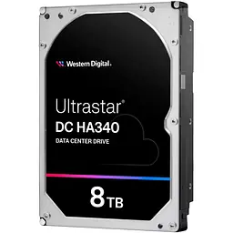 Жорсткий диск для сервера Western Digital HDD 3.5, 8TB WD Ultrastar DC HA340 256MB 7200 RPM SATA (WUS721208BLE6L4)