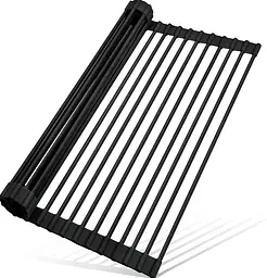 Сушарка для миття Rea black рулонна HOM-07002, Чорний матовий