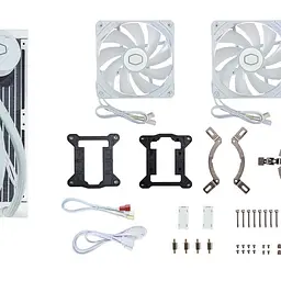 Система охолодження для комп’ютерного процесора Cooler Master MasterLiquid 240L Core MLWD24M-A18PZ-RW RGB/White - мініатюра 6