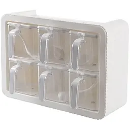 Набір спецівниць Violet House 0438 Spice White 6 шт. білий (0438 SPICE WHITE 6 шт) - мініатюра 2