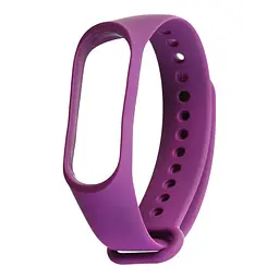 Силіконовий ремінець для фітнес браслетів Xiaomi Mi Band 3/4, Silicone, purple, зі зручною застібкою, на фітнес трекер та смарт годинник, ArmorStandart (ARM52079)