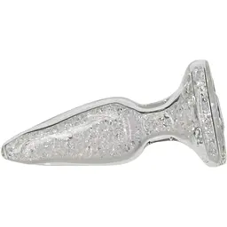Скляна анальна пробка Pillow Talk Fancy Luxurious Glass Anal Plug ⌀3.1 см віброкуля в подарунок - мініатюра 3