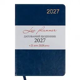 Щоденник діловий Leo Planner 2027 City А5 твердий 368 сторінок синій (252752) - мініатюра 4