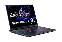 Ноутбук Acer Predator Helios Neo 16 PHN16-73 16" WQXGA IPS Intel U9-275HX 64GB F2TB NVD5060-8 Lin чорний - мініатюра 6