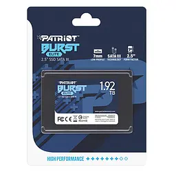 Накопичувач SSD 1.92TB Patriot Burst Elite 2.5 SATAIII TLC (PBE192TS25SSDR) - мініатюра 3