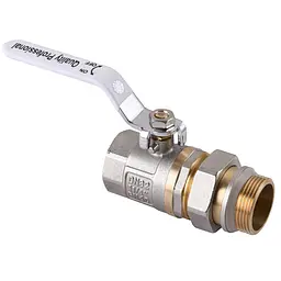 Кран кульовий з американкою Q Professional QP003 PN40 1 1/4″
