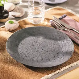 Тарілка обідня Luminarc Slate 25 см Black (V0115) - мініатюра 7