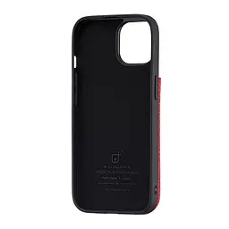 Чохол Jinduka Leather Pocket iPhone 15 Red - мініатюра 3