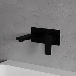 Змішувач для раковини Omnires Parma black mat (PM7415BL) - мініатюра 2