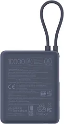 Портативна батарея Power Bank Xiaomi10000mAh 33W Integrated Cable BHR9341GL Blue - мініатюра 2