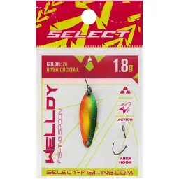 Блешня Select Welldy 1.8g 31mm #28 River Cocktail - мініатюра 2