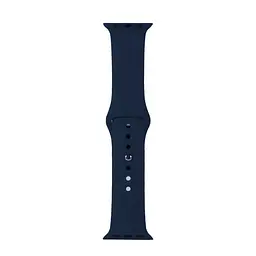 Ремінець Silicone Apple Watch 42/44/45/46/49 mm Cosmos синій(46) (35) - мініатюра 2