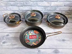 Набір посуду O.M.S. Collection 3044 IND bronze 7 предметів - мініатюра 6