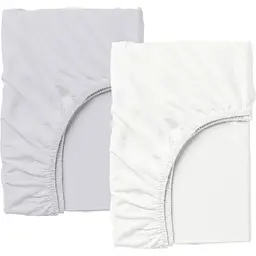 Набір простирадл на резинці Cosas WHITE/GREY 140х200х20 см (Set_White_Grey_140x200_2)