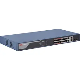 Комутатор мережевий Hikvision DS-3E1318P-EI(B) - мініатюра 3