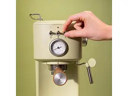 Ріжкова кавоварка еспресо Cecotec Cumbia Power Espresso 20 Retro Green (CCTC-01723) - мініатюра 3