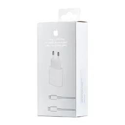 Мережевий зарядний пристрій Apple 25W USB-C Power Adapter With Cable Type-C to Lightning High c0py Білий - мініатюра 2