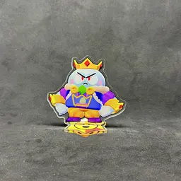 Акрилова колекційна фігурка Brawl Stars Король Лу (King Lou) 10 см - мініатюра 2