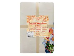 Скатертина  Lefard Home Textile Peeps гобеленова 140x140 см бежево-зелена (732-281) - мініатюра 4