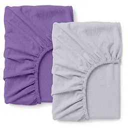 Набір простирадл на резинці з вареної бавовни 100х200 SOFT VIOLET COSAS (2200000043603)