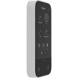 Клавіатура до охоронної системи Ajax KeyPad TouchScreen white - мініатюра 2
