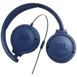Навушники повнорозмірні провідні JBL T500 (JBLT500BLU) сині JBLT500BLU - мініатюра 3