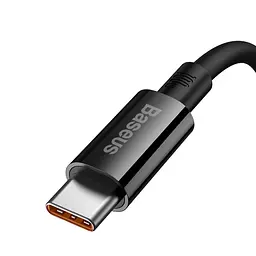 Дата кабель Baseus Superior Series Fast Charging USB to Type-C 100W (1m) (P10320102) Moon White - мініатюра 3