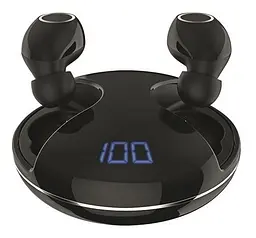Навушники 2E RainDrops X True Wireless Waterproof Mic Black (2E-EBTWRDXBK)
