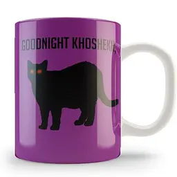 Кухоль GeekLand Goodnight, Khoshekh Найт Вейл HP.02.025.635 330 мл сірий - мініатюра 2