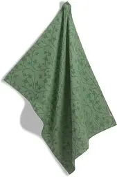 Кухонний рушник KELA Cora 70x50 см зелений візерунок (12822)