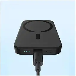 Зовнішній акумулятор Baseus MagSafe 6000mAh 20W (PPCXW06) чорний PPCX020001 - мініатюра 2