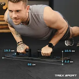 Дошка для віджимань Trex Sport TX-010PUB 12в1 - мініатюра 11