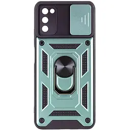 Чохол Ummi Camshield Serge Ring для Samsung Galaxy A03s Зелений / Green