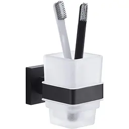 Стакан для зубних щіток VBI Jupiter black VBI-040604BL, Чорний матовий
