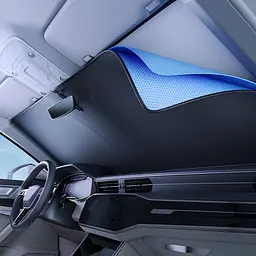 Сонцезахисна парасолька для автомобіля Baseus GoTrip DT1 (C01182) Black - мініатюра 3