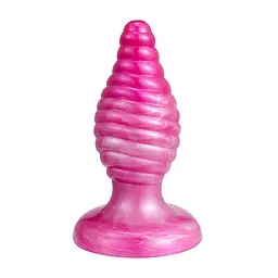 Анальна пробка Silexd Cherry Plug, 9.2 см (рожевий)