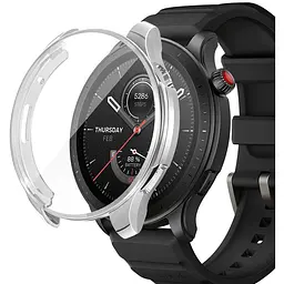 Захисний чохол Tamister для смартгодинника Amazfit GTR4 сріблястий