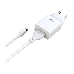 Зарядний пристрій XO L99 USB 12W + cable USB to Lightning white (L99-L-WH)