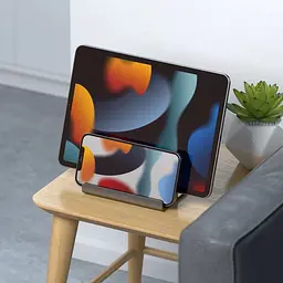 Підставка для ноутбука і планшета Satechi Dual Vertical Stand Space Gray (ST-ADVSM) - мініатюра 4