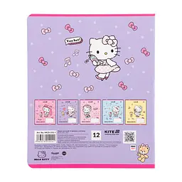 Зошит Kite Hello Kitty, 12 аркушів, клітинка (HK25-232-1), в асортименті - мініатюра 8
