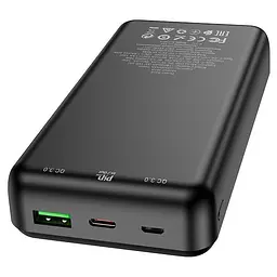 Універсальна мобільна батарея Hoco J87A 20000mAh Tacker PD20W+QC3.0 (Чорна) - мініатюра 4