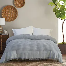 Покривало Lotus Home - Egi світло-сірий 240x260 - мініатюра 2