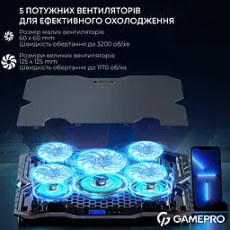 Підставка для ноутбука GamePro CP560 [140371] - мініатюра 7