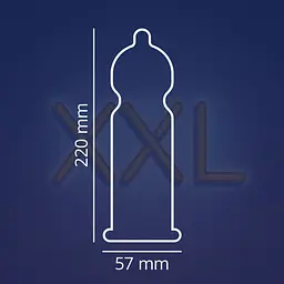 Презервативи латексні Contex Extra Large з силіконовою змазкою, збільшеного розміру, 12 шт. (3007311) - мініатюра 4
