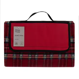 Плед Ardesto Picnic 130х170 см 100% поліестер клітинка червоний pbe0050457 - мініатюра 2