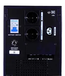 Джерело безперебійного живлення SVC 5000 ВА / 4000 Вт / 17 А*ч (SL-5KS-LCD) - мініатюра 5