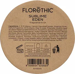 Парфумована олія для волосся Barex Sublime Eden FLORĒTHIC 30 мл - мініатюра 5