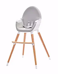 Стільчик для годування KinderKraft Fini Grey - мініатюра 4
